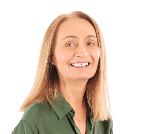 this image depicts the headshot of Moira Bogrov, who serves as the Senior Patient Specialist at the Student Health Center