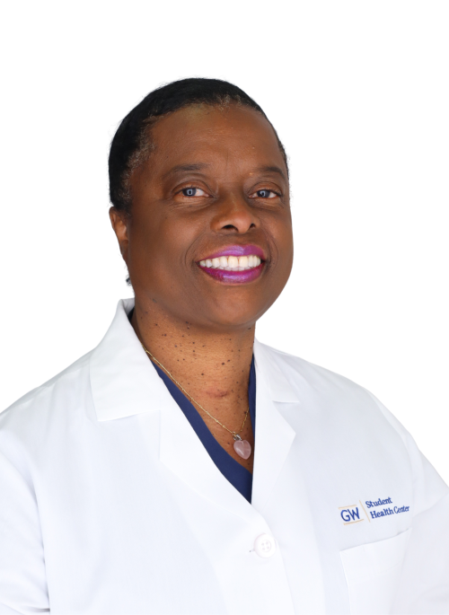 this image depicts the headshot of Vanessa Haynes-Williams, who serves as a Nurse Practitioner at the Student Health Center