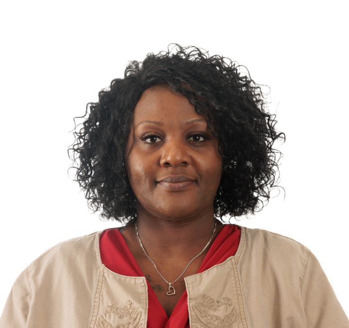 this image depicts the headshot of Keena Brown, who serves as a Health Insurance Coordinator at the Student Health Center