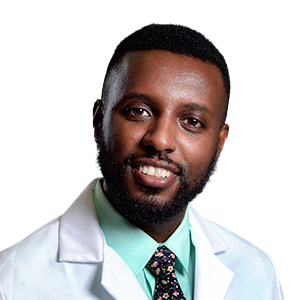 Headshot of Steve Rutagarama. Steve is a Board Certified Family Nurse Practitioner.