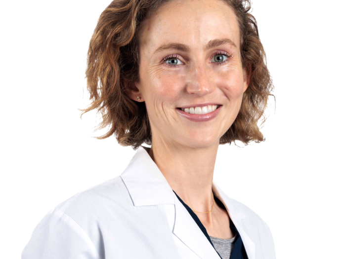 this image depicts the headshot of Caroline Kemp, who serves as a Nurse Practitioner at the Student Health Center