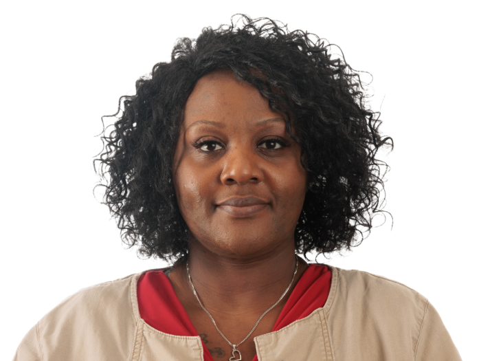 this image depicts the headshot of Keena Brown, who serves as a Health Insurance Coordinator at the Student Health Center